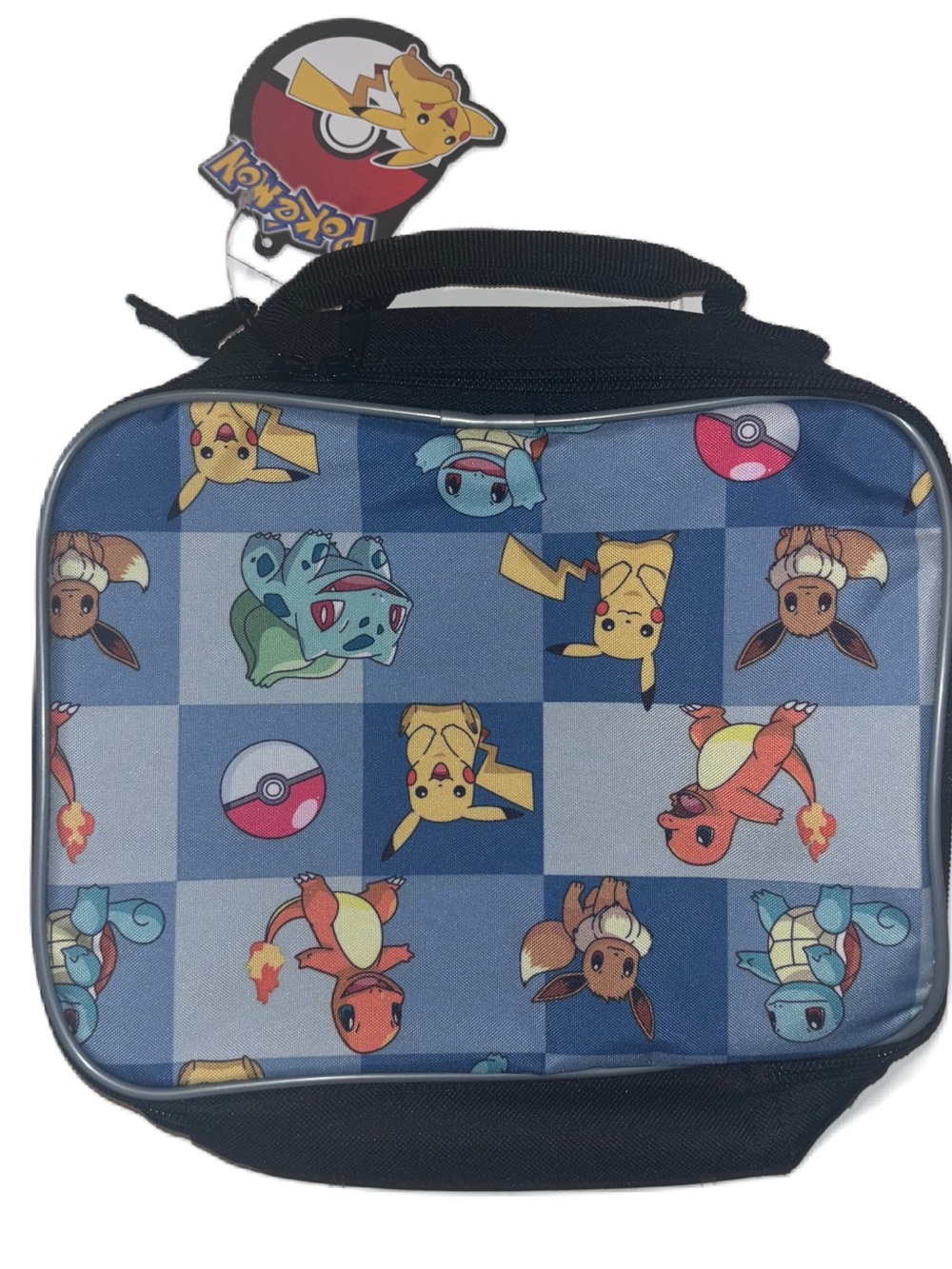 Bioworld Blue Pokémon Print Backpack with Lunch Bag - Picture 6 of 8